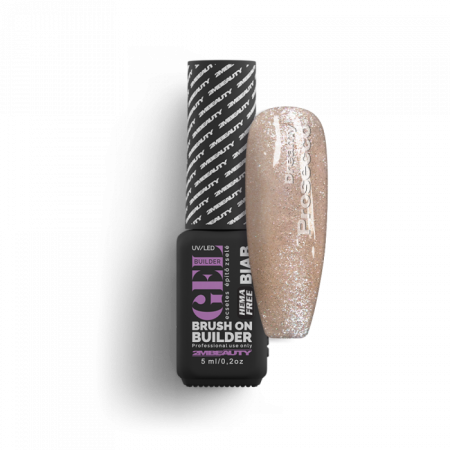Liquid Polygel BIAB - Dreamy Prosecco - HEMA Mentes Ecsetes Építőzselé (5ml - mini me)