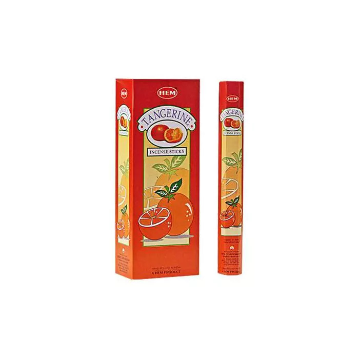 HEM Tangerine indiai füstölő – Mandarin illatú (20 szál)