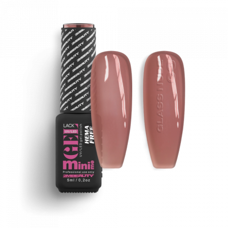 Gel Lack - Glass Nude 03 - HEMA Mentes (5ml - mini me)