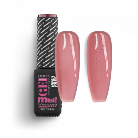 Gel Lack - Glass Nude 04 - HEMA Mentes (5ml - mini me)