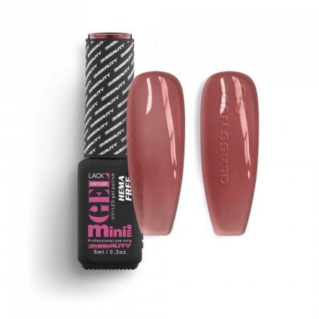 Gel Lack - Glass Nude 05 - HEMA Mentes (5ml - mini me)