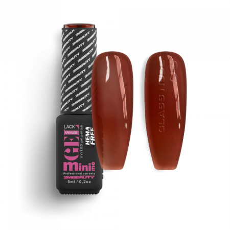 Gel Lack - Glass Nude 06 - HEMA Mentes (5ml - mini me)