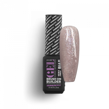 BIAB - Princess - 02 Beige - HEMA Mentes Ecsetes Építőzselé (5ml - mini me)