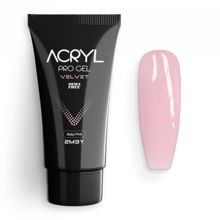 Acryl Pro Gel Velvet - Baby Pink - HEMA Mentes Akrilzselé (60g)