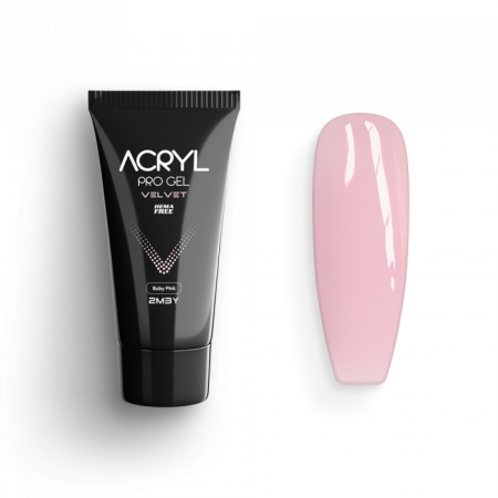 Acryl Pro Gel Velvet - Baby Pink - HEMA Mentes Akrilzselé (15g)