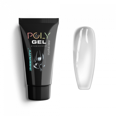 Polygel - Crystal Clear - HEMA Mentes Kristálytiszta Építőzselé (30g)