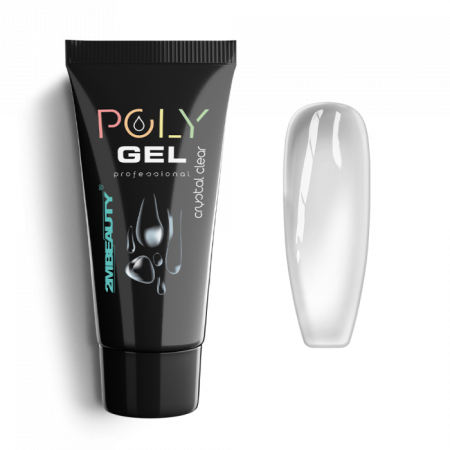 Polygel - Crystal Clear - HEMA Mentes Kristálytiszta Építőzselé (60g)