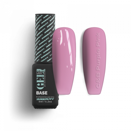 Gel Lack - Colour And Base In One C&B Purple Pink - HEMA Mentes (5ml - mini me)
