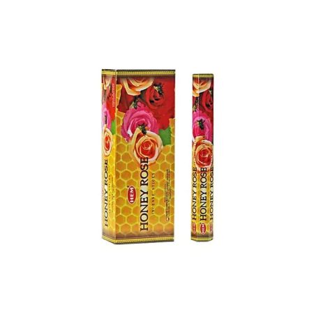 HEM Honey Rose indiai füstölő – Méz Rózsa illatú (20 szál)
