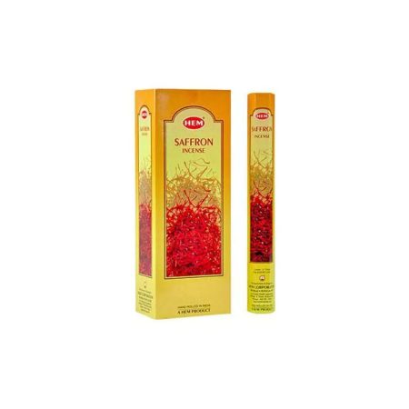 HEM Saffron indiai füstölő – Sáfrány illatú (20 szál)