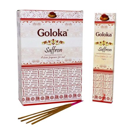 Goloka Saffron masala füstölő – Sáfrány
