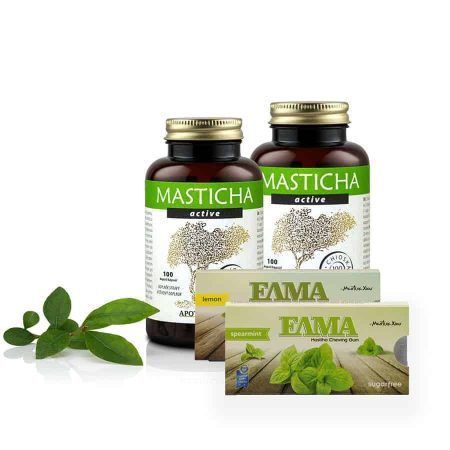 2x Masticha Active + Ingyenes masticha tartalmú rágógumi