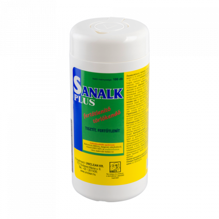 Sanalk Plus felület- és eszközfertőtlenítő törlőkendő ()