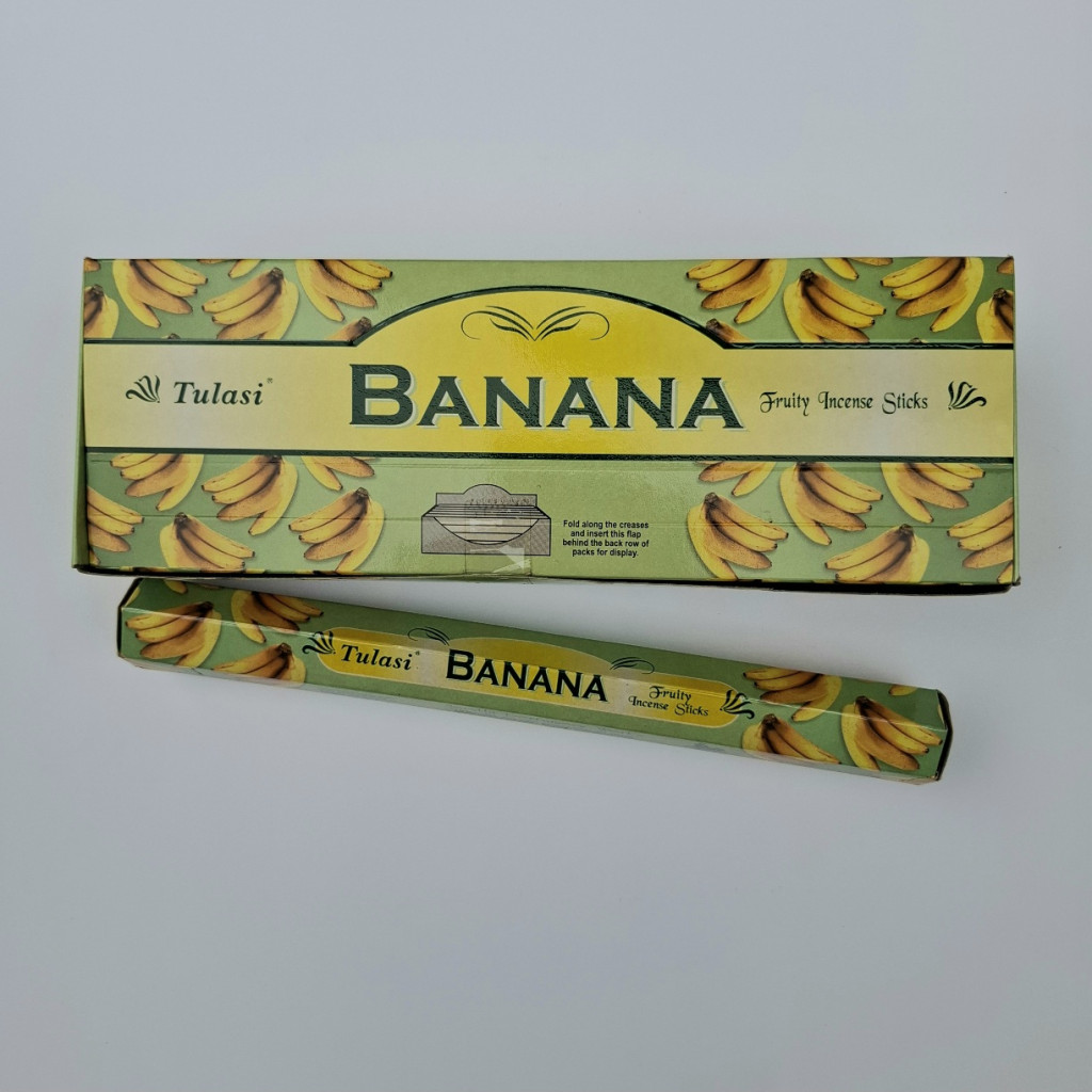 Tulasi Banán illatú füstölő – Banana (20 szál)