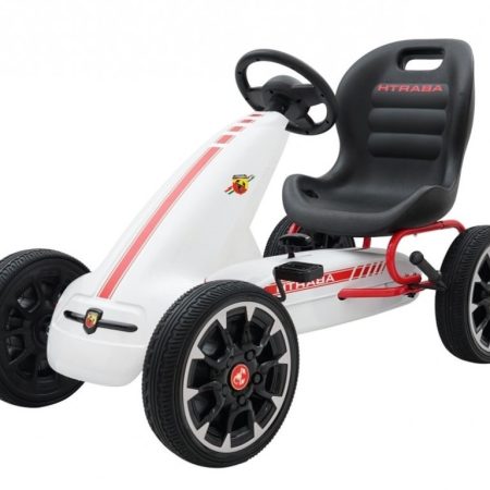 ABARTH pedálos gokart fehér