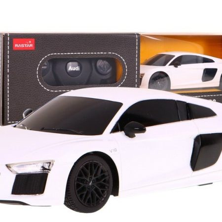 Távirányítós autó R/C Audi R8 Rastar 1:24 fehér