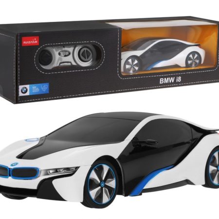 Távirányítós autó R/C BMW i8 Rastar 1:24 fehér