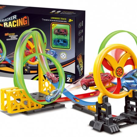 Pálya Tracker Racing autókkal