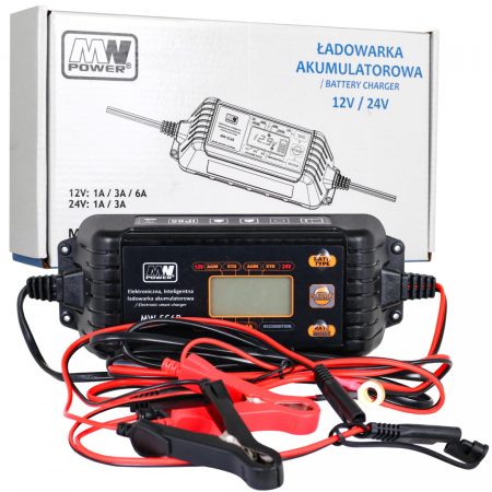 Automata töltő 12V / 24V zselés és ólom akkumulátorokhoz