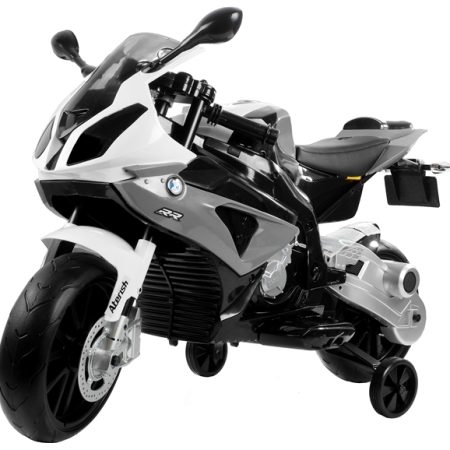 Gyermek elektromos motorkerékpár BMW S1000RR Maxi ezüst
