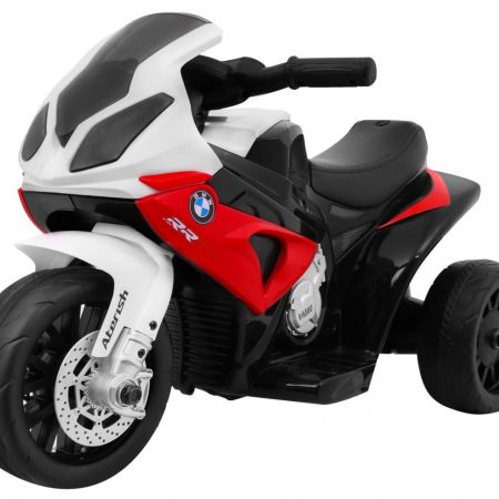 Gyermek elektromos motorkerékpár BMW S1000RR tricikli piros