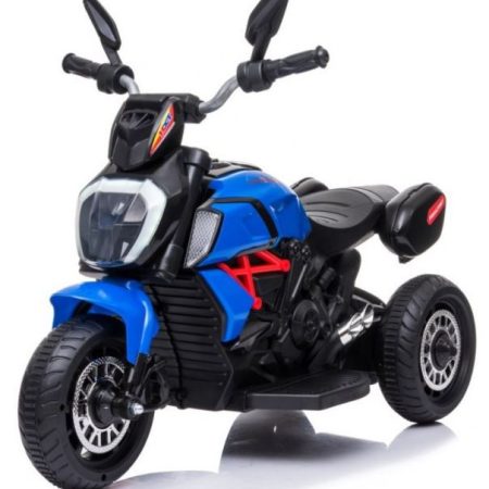 Gyerek elektromos motorkerékpár Fast Tourist kék