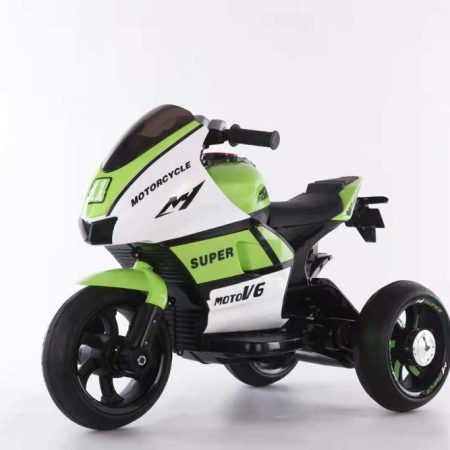 Gyermek elektromos motorkerékpár MotoV6 zöld