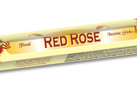 Tulasi Vörös rózsa illatú füstölő – Red Rose (20 szál)