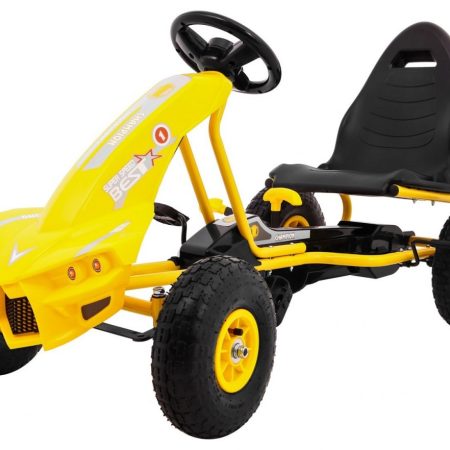Gyerek pedálos gokart Champion sárga