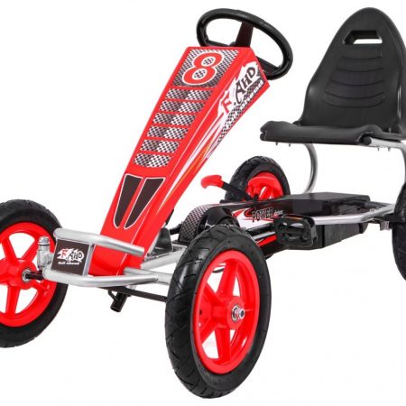 Gyermek gokart felfújható kerekekkel Ahead AIR piros