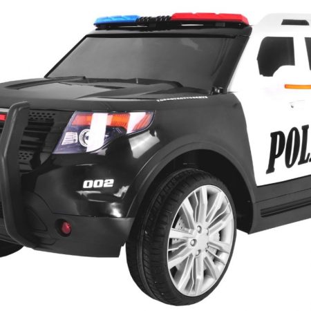 Gyermek elektromos kisautó SUV Police fekete