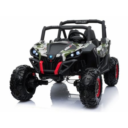 Gyermek elektromos kisautó Buggy SuperStar 4x4 festett terepszínű