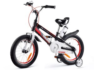 Gyermek kerékpár RoyalBaby Space 16" fekete