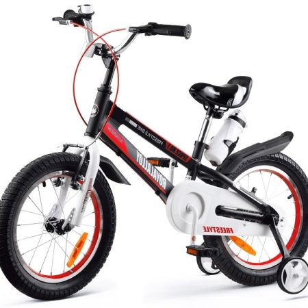 Gyermek kerékpár RoyalBaby Space 16" fekete