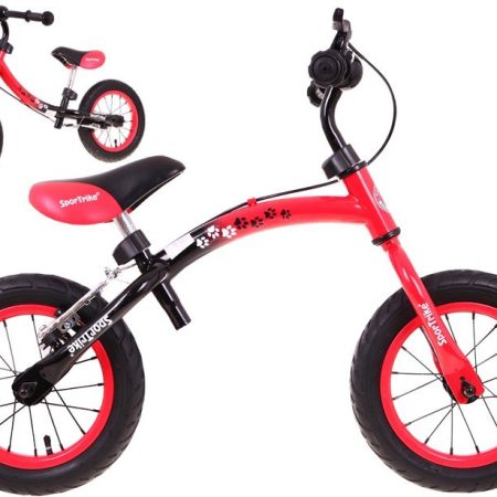 Boomerang 2in1 gyerek futóbicikli piros