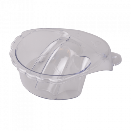 Manikűr tál kagyló alakú (Clear)