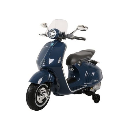 Gyermek elektromos robogó Vespa GTS sötétkék