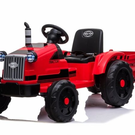 Gyermek elektromos traktor T1 piros burkolattal