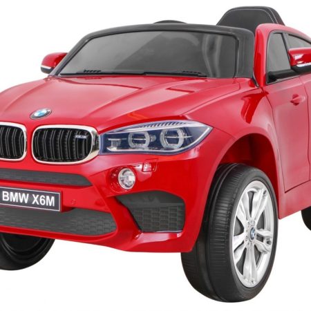 BMW X6 M elektromos kisautó pirosra festve