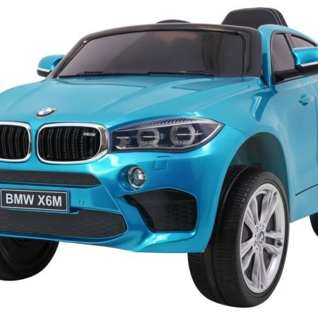 Elektromos kisautó BMW X6 M kékre festve
