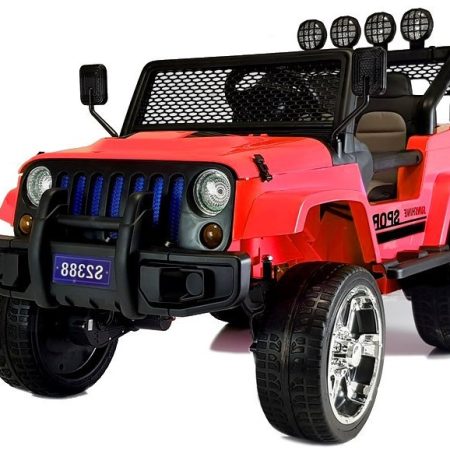 Elektromos kisautó Jeep Raptor 4x4 piros
