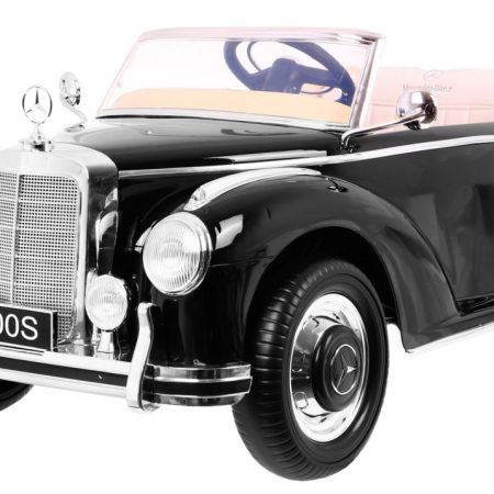 Elektromos kisautó Mercedes Benz 300S Retro feketére festve