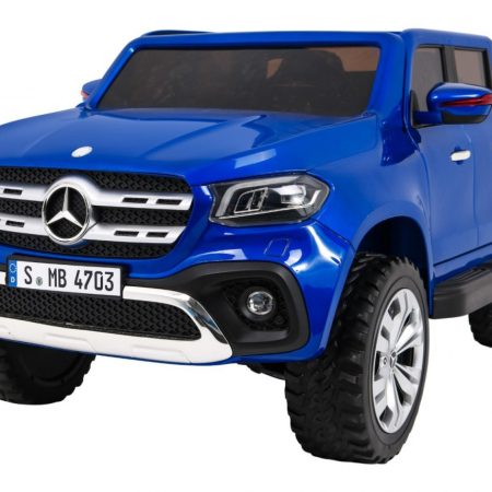 Elektromos kisautó Mercedes-Benz X-Class MP4 4x4 kékre festve