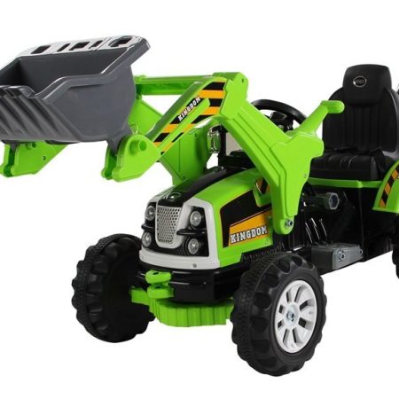 Elektromos traktor - zöld pengével