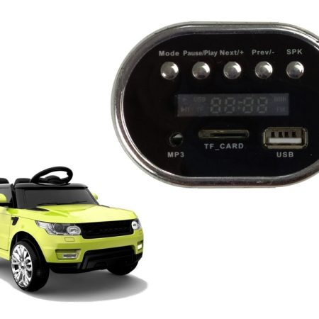 Zenei panel a Land Rapid Racer elektromos kisautóhoz