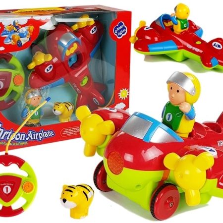 Piros R/C távirányítós repülőgép