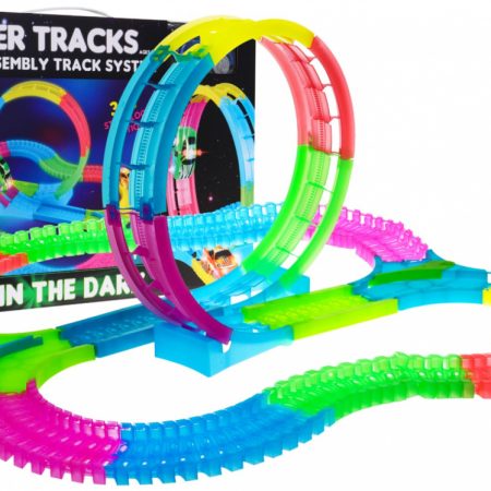 Magic Tracks világító autópálya 132 alkatrész