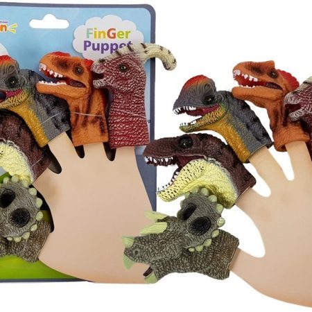 Dinoszaurusz ujjbábok 5 db