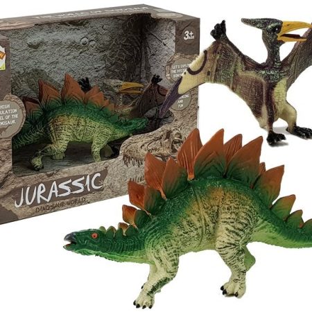 Dinoszauruszok készlete - Stegosaurus és Pteranodon