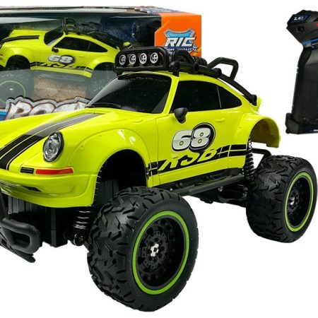 Beetle távirányítós autó 1:18 zöld 2.4G